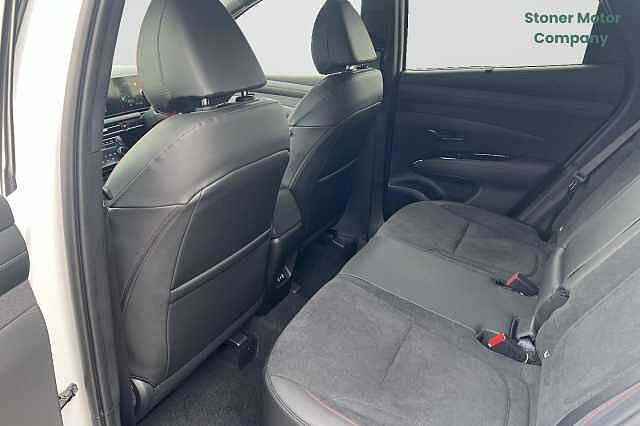 Hyundai TUCSON 1.6T 239 Hybrid N Line 5dr Auto Serenity White