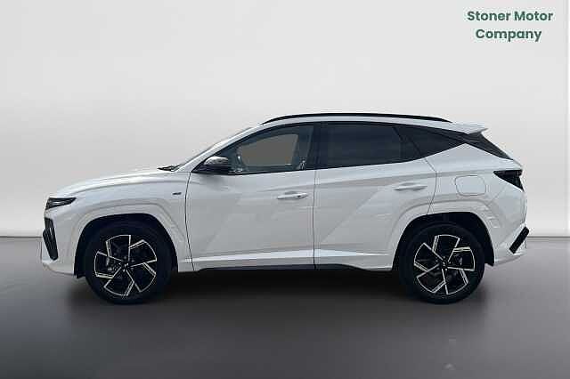 Hyundai TUCSON 1.6T 239 Hybrid N Line 5dr Auto Serenity White