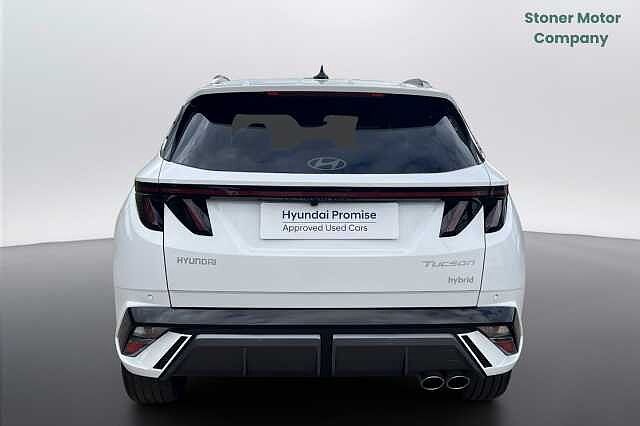 Hyundai TUCSON 1.6T 239 Hybrid N Line 5dr Auto Serenity White