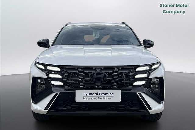 Hyundai TUCSON 1.6T 239 Hybrid N Line 5dr Auto Atlas White