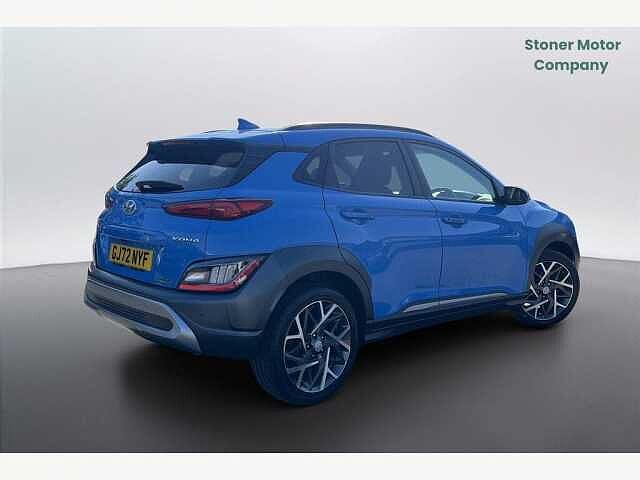 Hyundai KONA 1.6 GDi Hybrid Premium 5dr DCT Surfy Blue