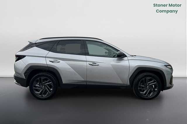 Hyundai TUCSON 1.6T 239 Hybrid Black Line 5dr Auto Silver