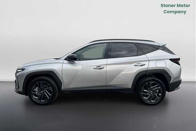Hyundai TUCSON 1.6T 239 Hybrid Black Line 5dr Auto Silver